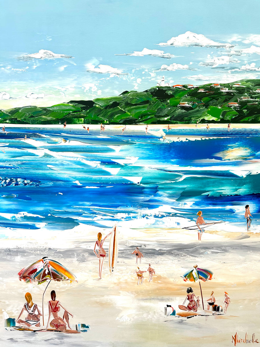 “Byron Bay, Main Beach” Original Painting