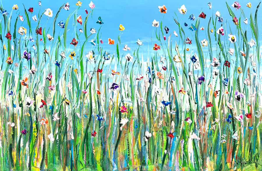 “Wildflower Field” Original Painting
