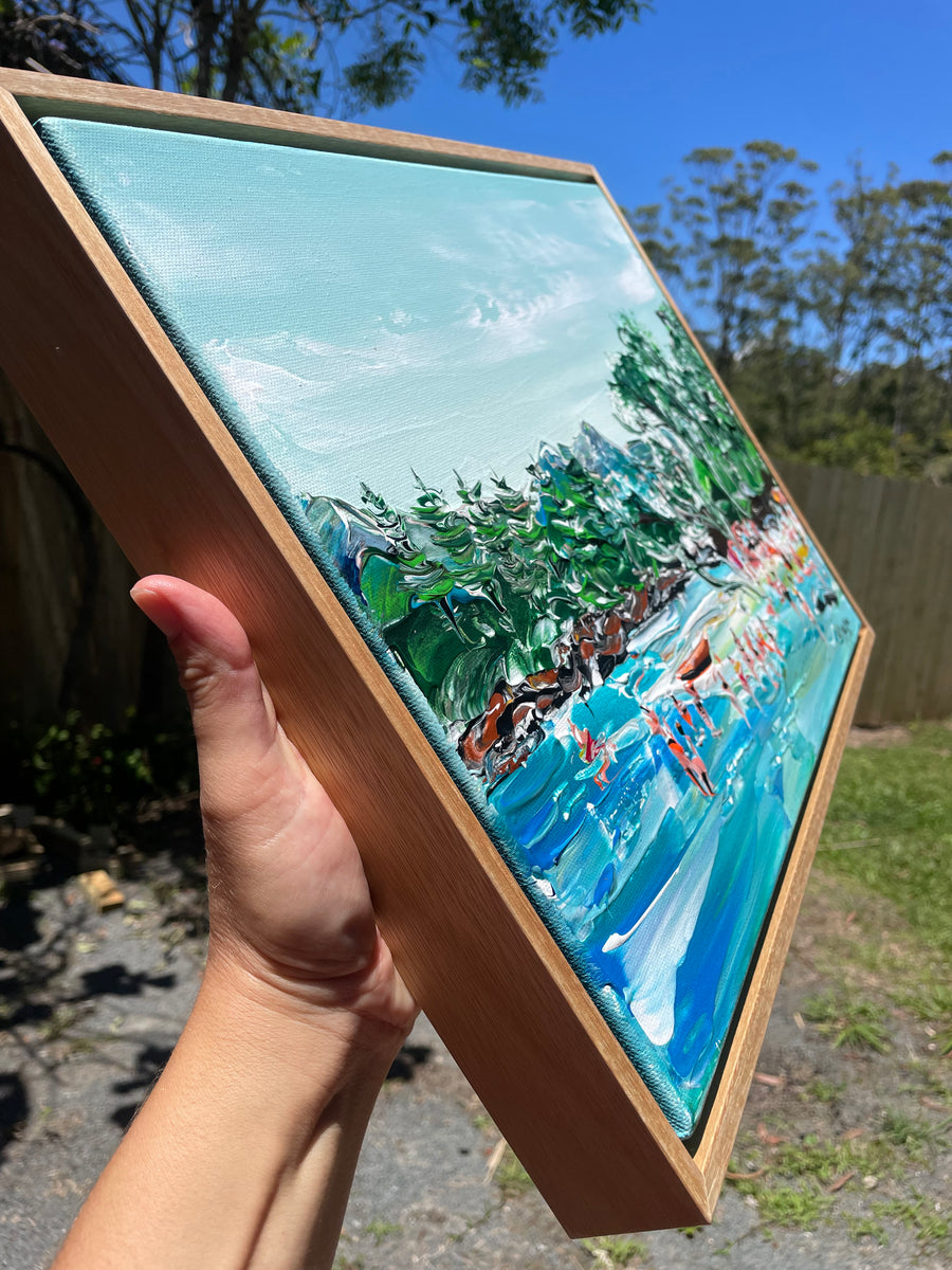 “Christmas Beach” Original Painting