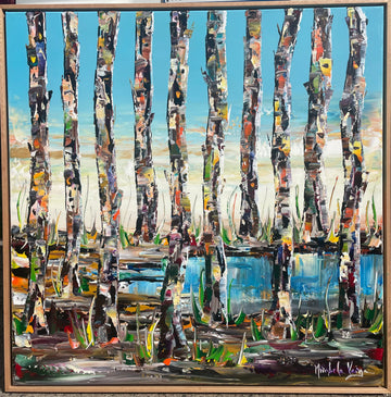 Rainbow Gums Original Painting Framed 