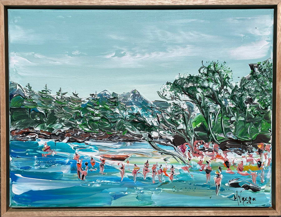 “Christmas Beach” Original Painting