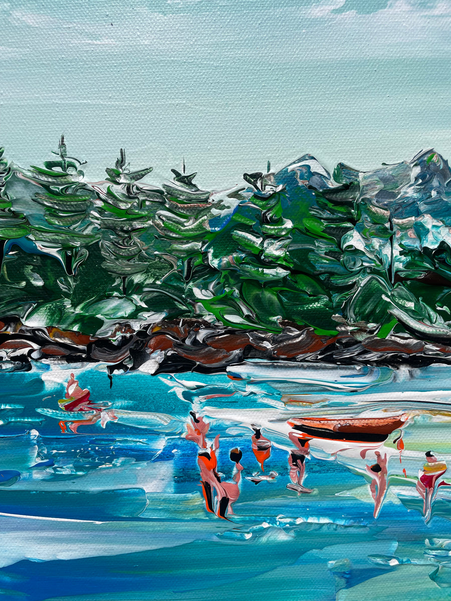 “Christmas Beach” Original Painting