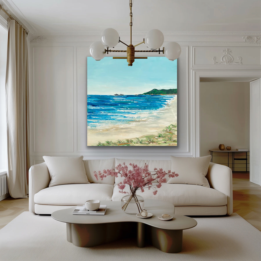 Broken Head , Byron Bay - Original Painting by Mirabela Varga