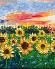 “Sunflowers at Sunset”