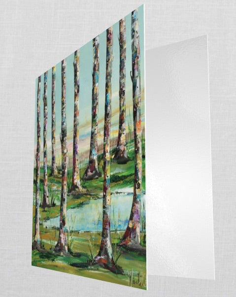 &quot;Lysterfield Trees&quot; Greeting Card